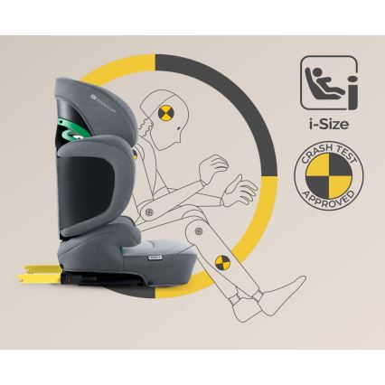 KINDERKRAFT SELECT - Cadeira auto XPAND 2 i-Tamanho (100-150 cm) Premium Foguete cinzento