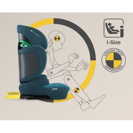 KINDERKRAFT SELECT - Cadeira auto XPAND 2 i-Tamanho (100-150 cm) Premium Harbour azul