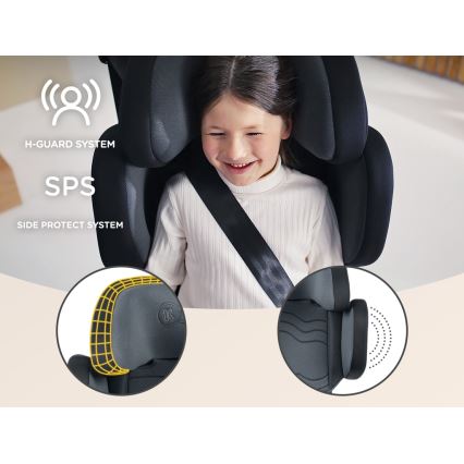 KINDERKRAFT SELECT - Cadeira auto XPAND 2 i-Tamanho (100-150cm) Premium Graphite preto