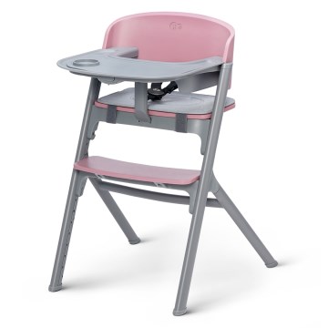 KINDERKRAFT SELECT - Cadeira de refeição para criança 3em1 LIVY Premium Aster rosa