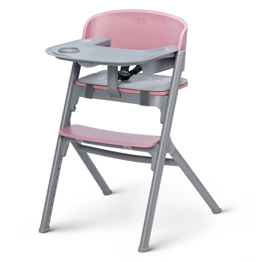 KINDERKRAFT SELECT - Cadeira de refeição para criança 3em1 LIVY Premium Aster rosa
