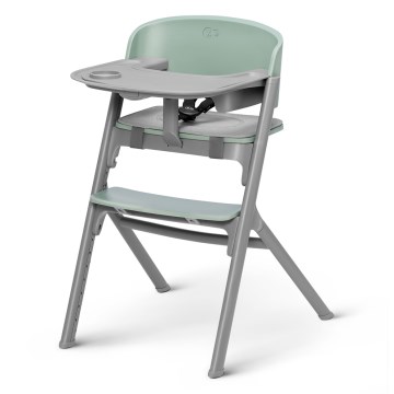 KINDERKRAFT SELECT - Cadeira de refeição para criança 3em1 LIVY Premium Olive verde
