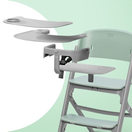 KINDERKRAFT SELECT - Cadeira de refeição para criança 3em1 LIVY Premium Olive verde
