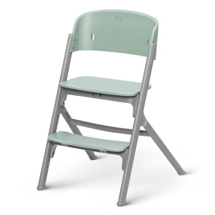 KINDERKRAFT SELECT - Cadeira de refeição para criança 3em1 LIVY Premium Olive verde + espreguiçadeira CALMEE