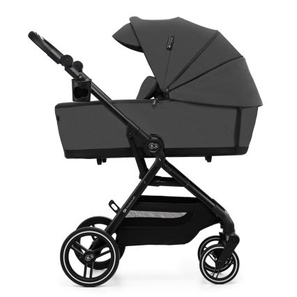 KINDERKRAFT SELECT - Carrinho de bebé combinado 2em1 YOXI Moonlight cinzento