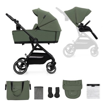 KINDERKRAFT SELECT - Carrinho de passeio 2em1 YOXI Mystic verde