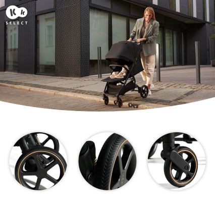 KINDERKRAFT SELECT - Carrinho de passeio MITZY Ink preto