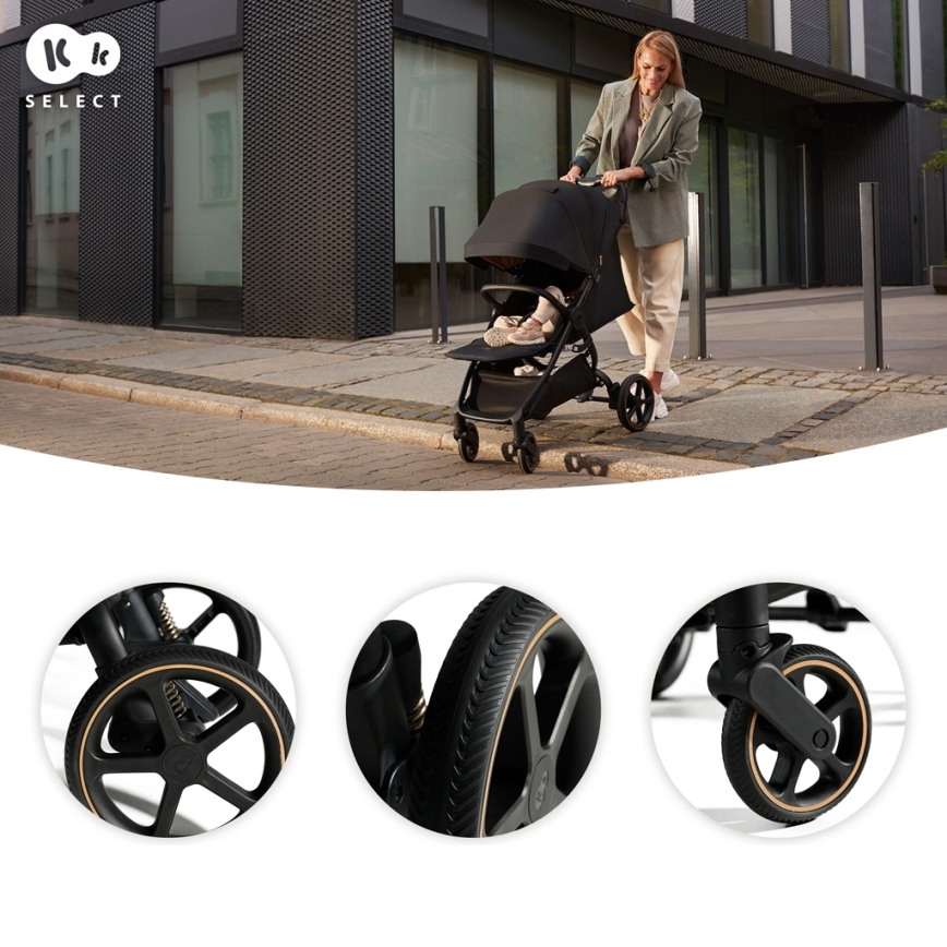 KINDERKRAFT SELECT - Carrinho de passeio MITZY Ink preto