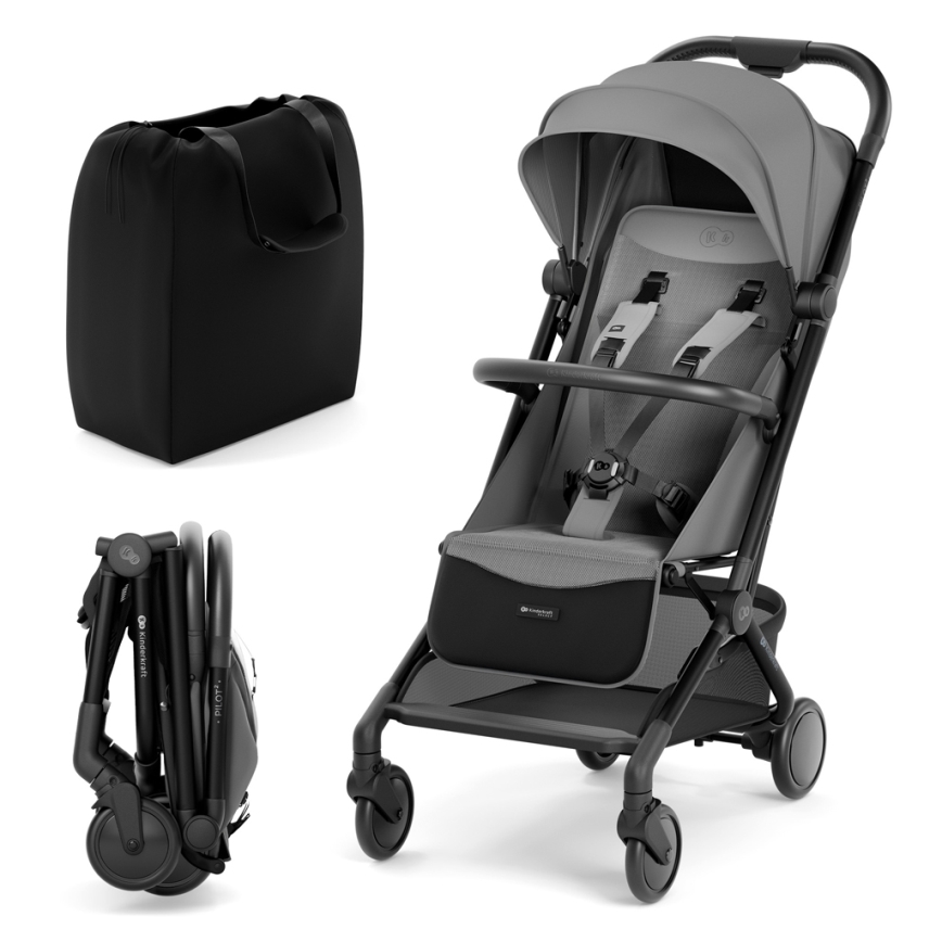 KINDERKRAFT SELECT - Carrinho de passeio PILOT 2 cinzento