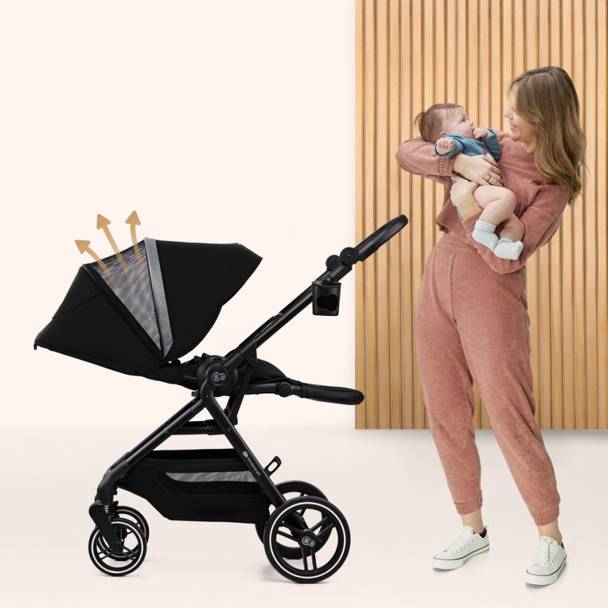 KINDERKRAFT SELECT - Carrinho de passeio YOXI Pure preto