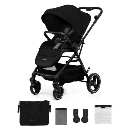 KINDERKRAFT SELECT - Carrinho de passeio YOXI Pure preto