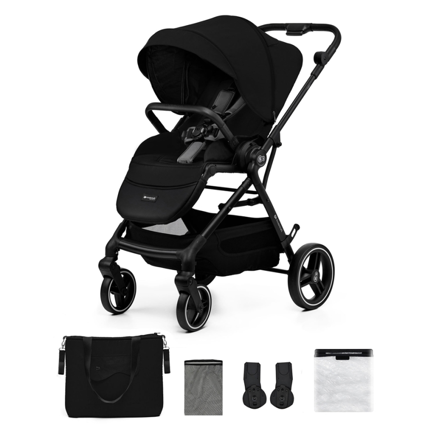 KINDERKRAFT SELECT - Carrinho de passeio YOXI Pure preto