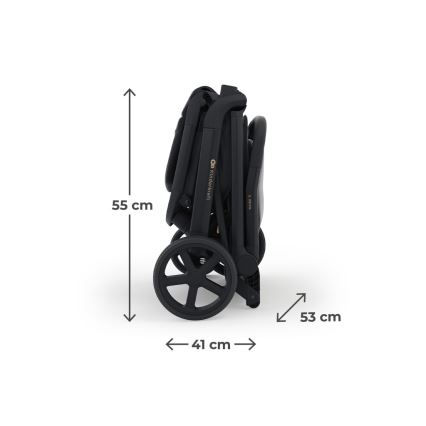 KINDERKRAFT SELECT - Carrinho desportivo NUBI 3 Preto Meia-Noite