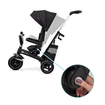 KINDERKRAFT SELECT - Triciclo de criança 5em1 EASYTWIST Premium preto