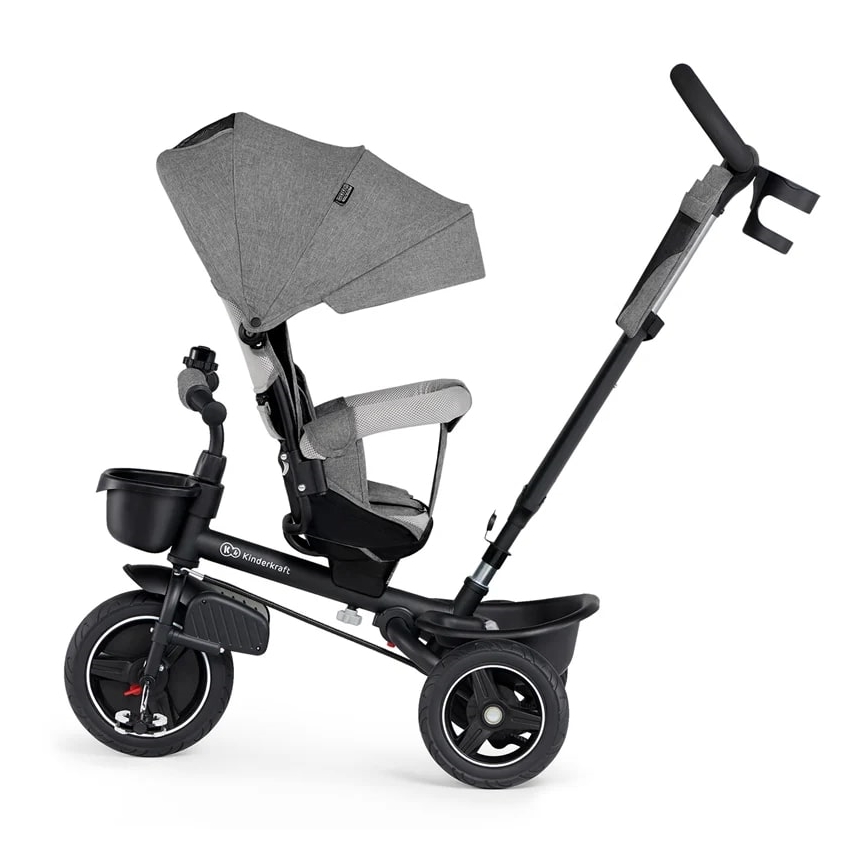 KINDERKRAFT - Triciclo de criança 5em1 SPINSTEP cinzento