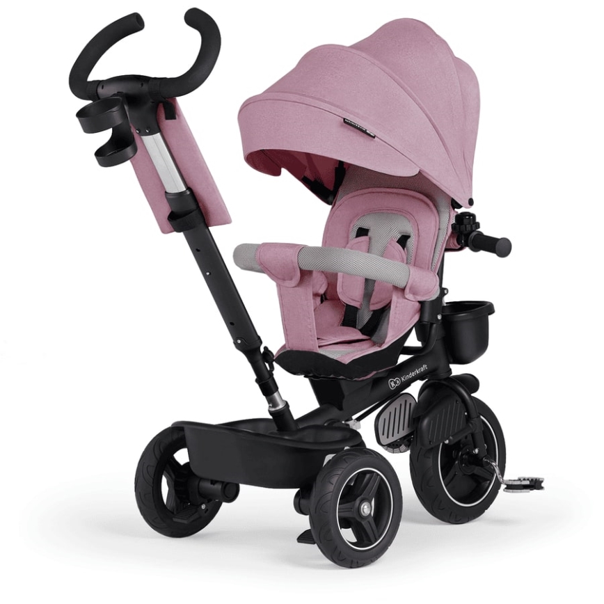 KINDERKRAFT - Triciclo de criança 5em1 SPINSTEP rosa