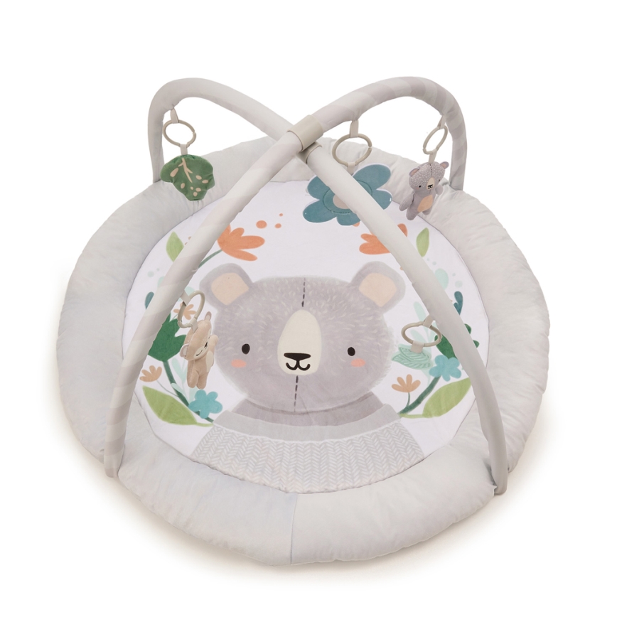 KINDERKRAFT - Tapete de actividades infantil COZYPLAY cinzento
