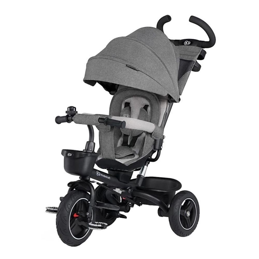 KINDERKRAFT - Triciclo de criança 5em1 SPINSTEP cinzento