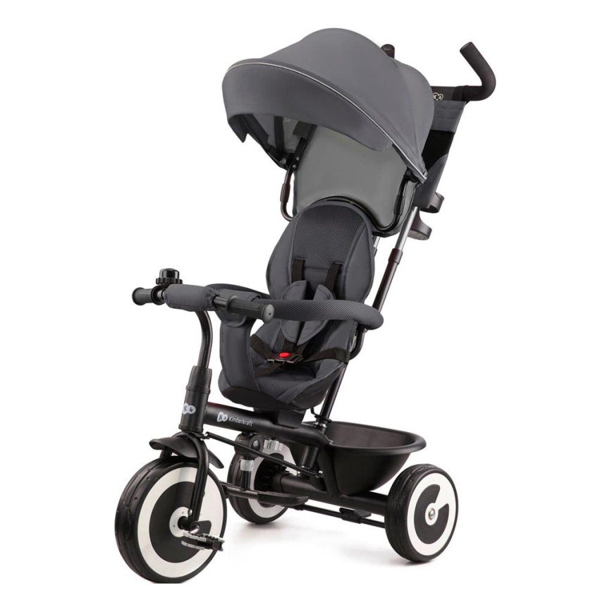 KINDERKRAFT - Triciclo de criança ASTON Malachite cinzento