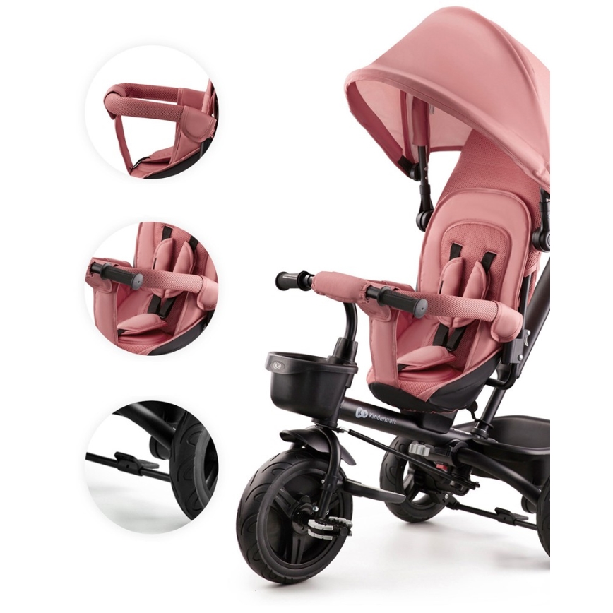 KINDERKRAFT - Triciclo de criança AVEO rosa