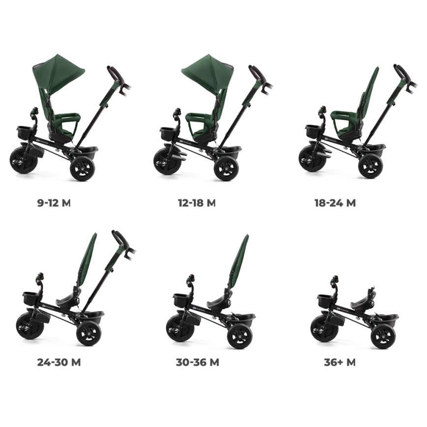 KINDERKRAFT - Triciclo de criança AVEO verde