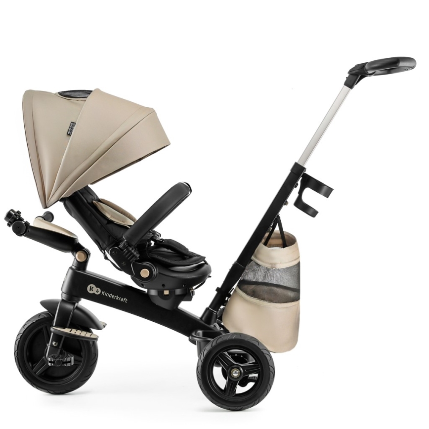 KINDERKRAFT - Triciclo infantil 5 em 1 EASYTWIST bege