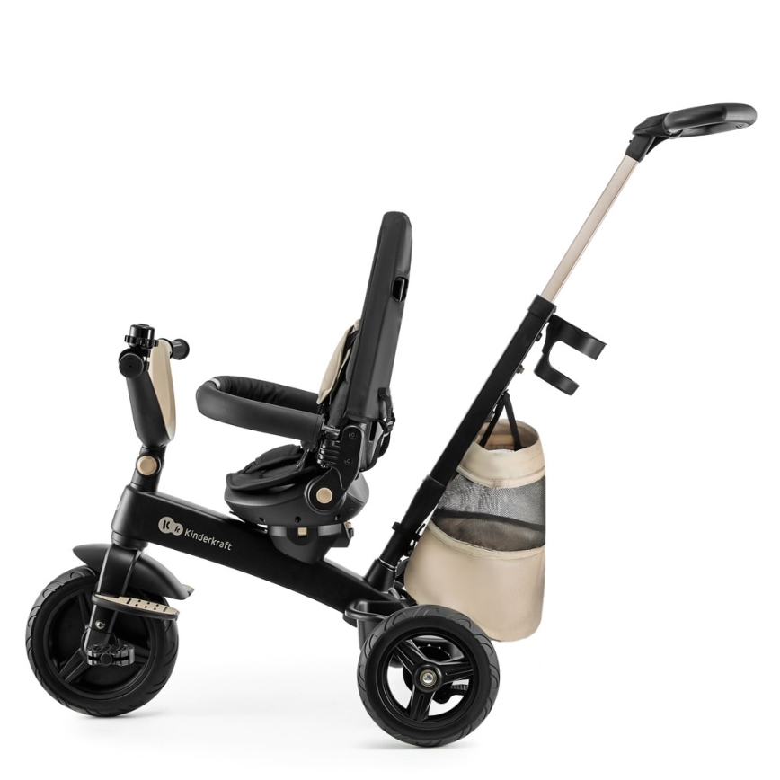 KINDERKRAFT - Triciclo infantil 5 em 1 EASYTWIST bege