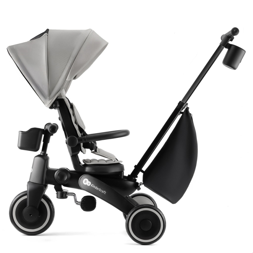 KINDERKRAFT - Triciclo infantil JAZZ 2 cinzento