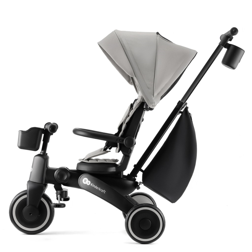 KINDERKRAFT - Triciclo infantil JAZZ 2 cinzento