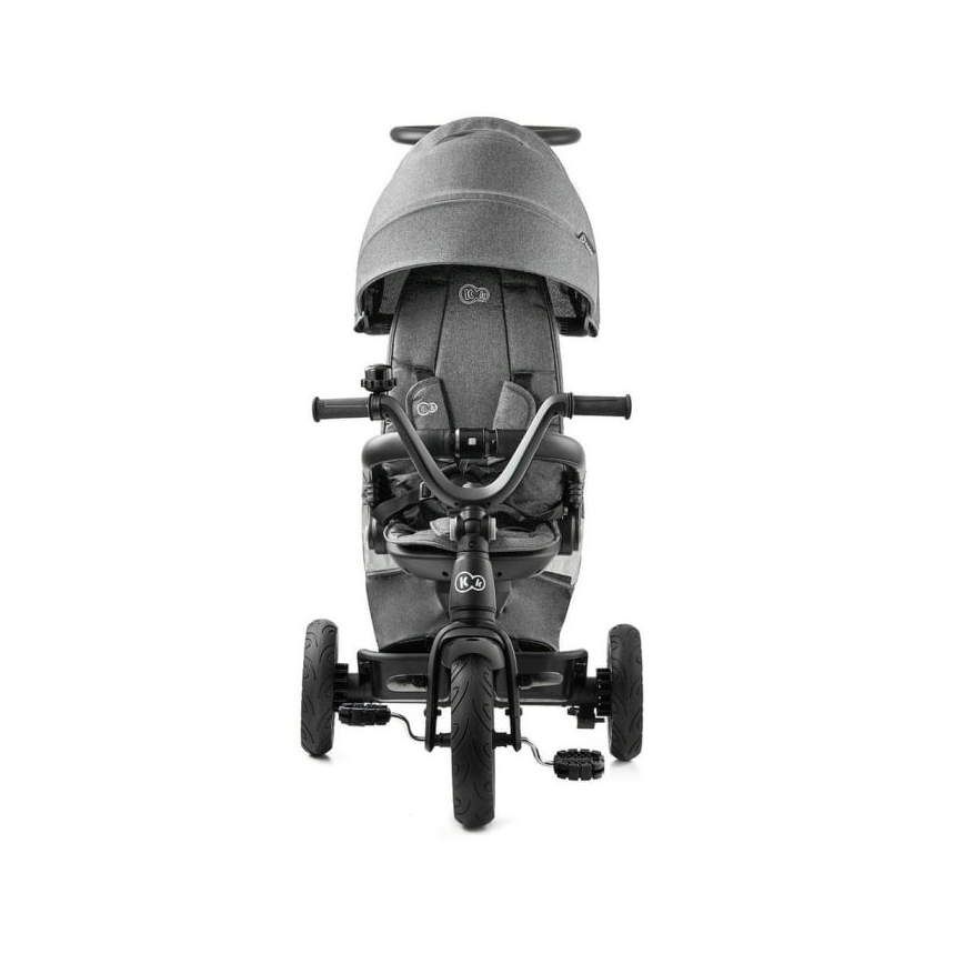 KINDERKRAFT - Triciclo para crianças 5v1 EASYTWIST cinzento/preto