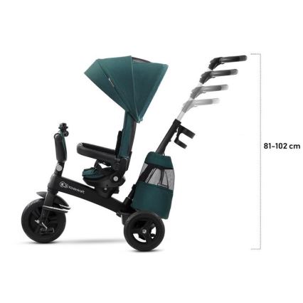 KINDERKRAFT - Triciclo para crianças 5v1 EASYTWIST cinzento/preto