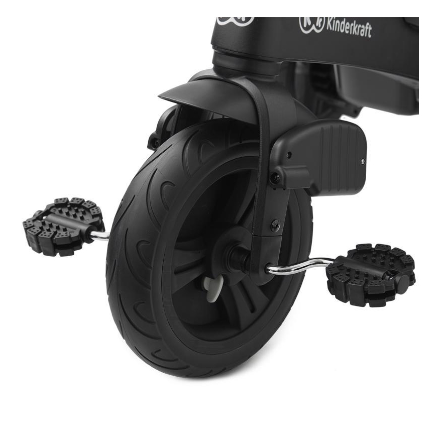 KINDERKRAFT - Triciclo para crianças 5v1 EASYTWIST cinzento/preto