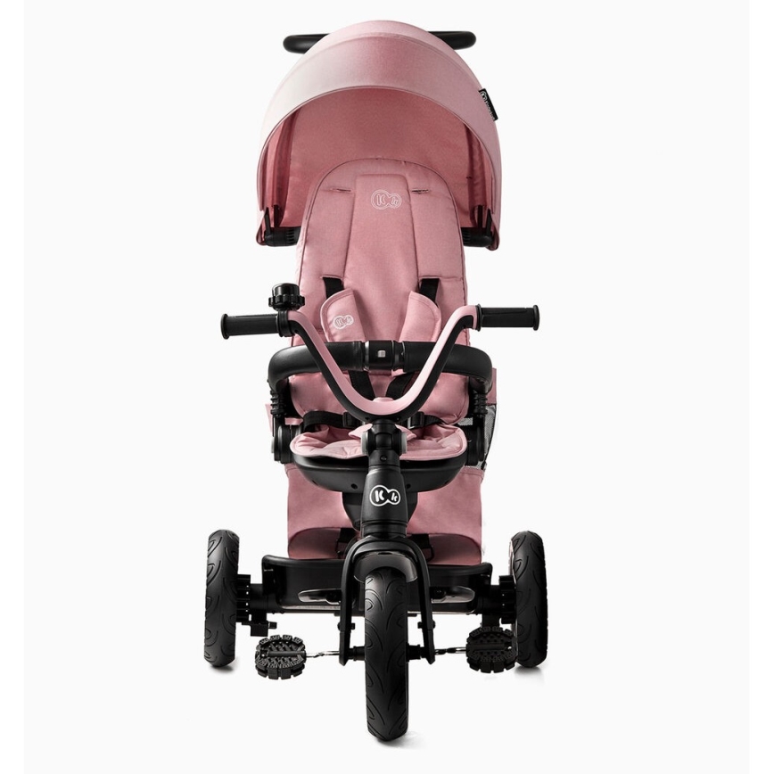 KINDERKRAFT - Triciclo para crianças 5v1 EASYTWIST rosa/preto