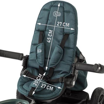 KINDERKRAFT - Triciclo para crianças 5v1 EASYTWIST rosa/preto