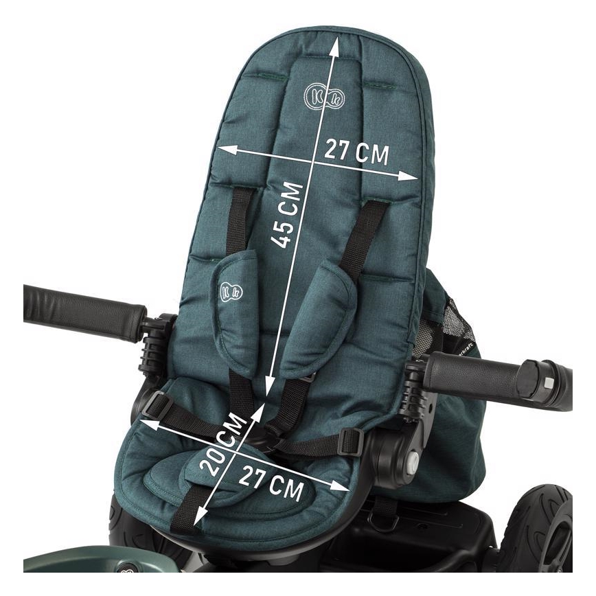 KINDERKRAFT - Triciclo para crianças 5v1 EASYTWIST rosa/preto