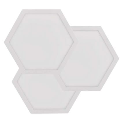 CONJUNTO 3x Painel LED RGBIC+CCT Dimerizável - expansão 3xLED/1,8W/230V Wi-Fi Tuya