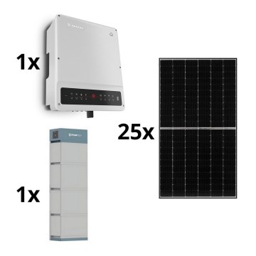 Kit solar GOODWE-10kWp JINKO+10kW GOODWE h. conversor 3p + bateria 14,2 kWh PYLONTECH H2