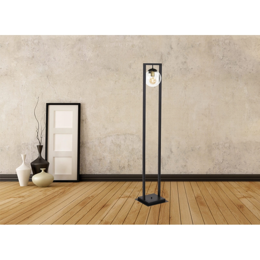 Candeeiro de chão REY 1xE27/7W/230V preto
