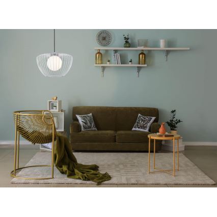 Candelabro suspenso FORMAL 1xG9/4W/230V prateado