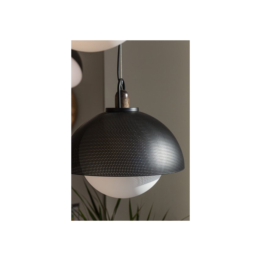 Candelabro suspenso GRAVEN 1xE27/11W/230V preto