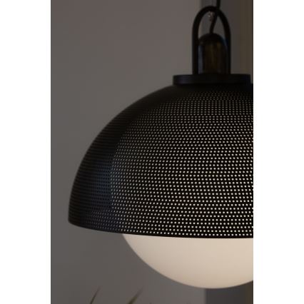 Candelabro suspenso GRAVEN 1xE27/11W/230V preto