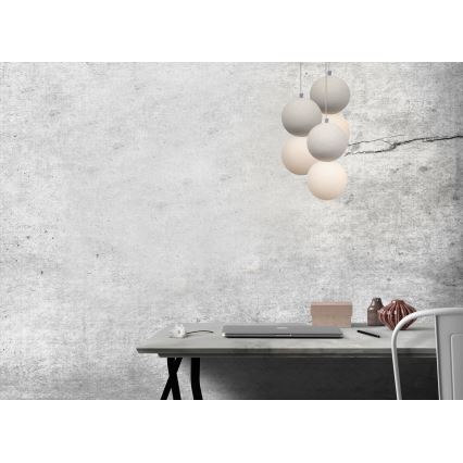 Candelabro suspenso STRING 1xG9/4W/230V branco