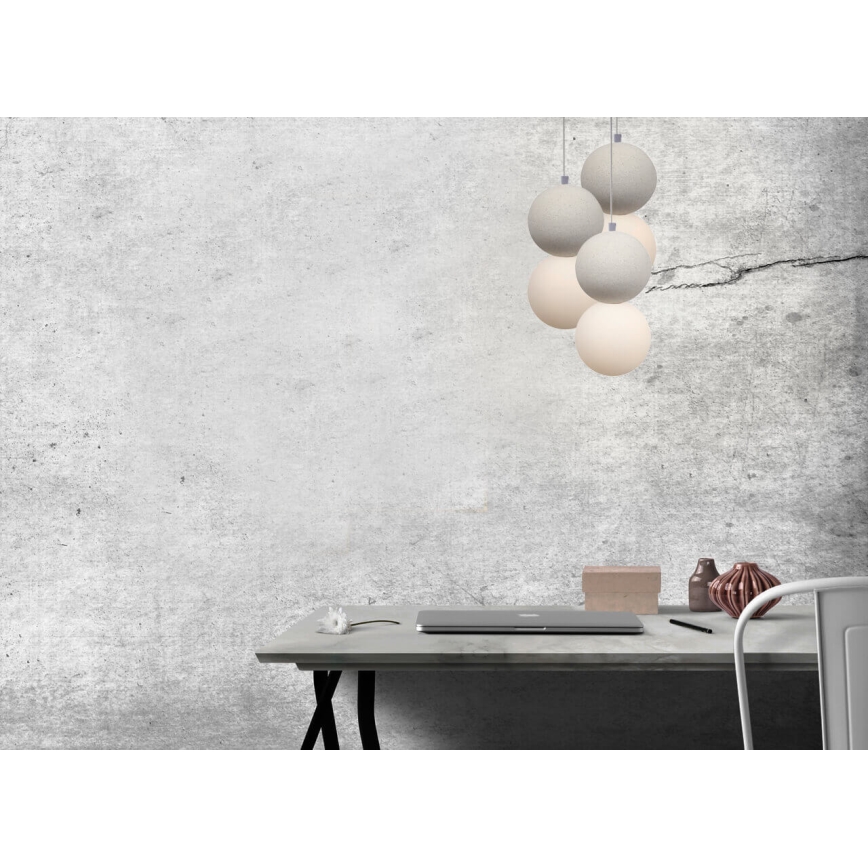 Candelabro suspenso STRING 1xG9/4W/230V branco