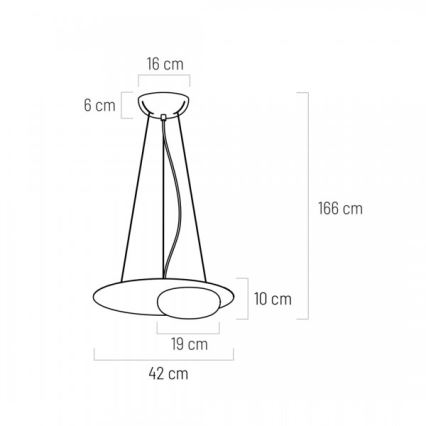 Candelabro LED PETIT LED/12W/230V preto