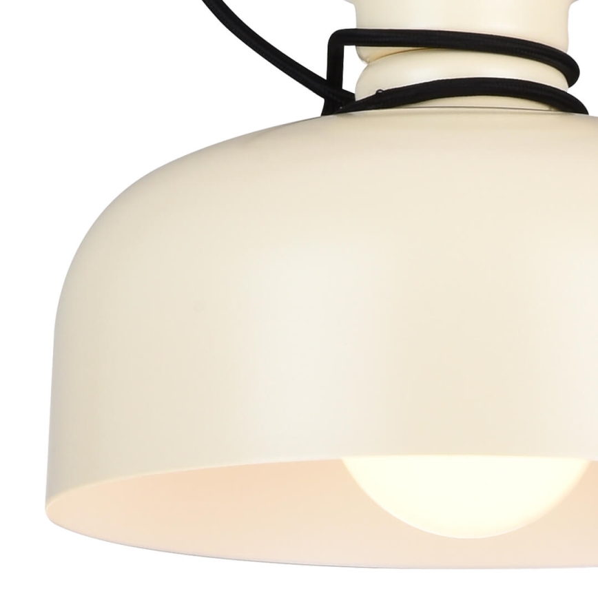 Candelabro suspenso ABEL 2xE27/11W/230V diâmetro 28 cm creme