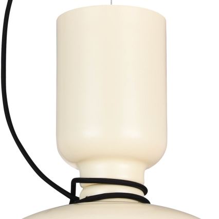 Candelabro suspenso ABEL 2xE27/11W/230V diâmetro 28 cm creme