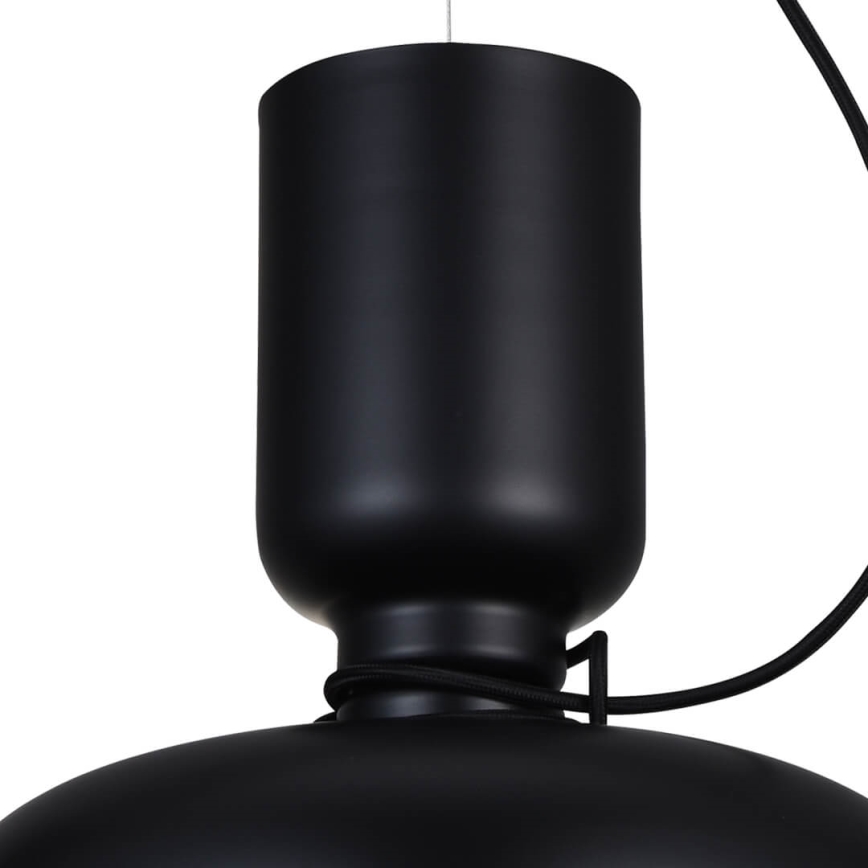 Candelabro suspenso ABEL 2xE27/11W/230V diâmetro 28 cm preto