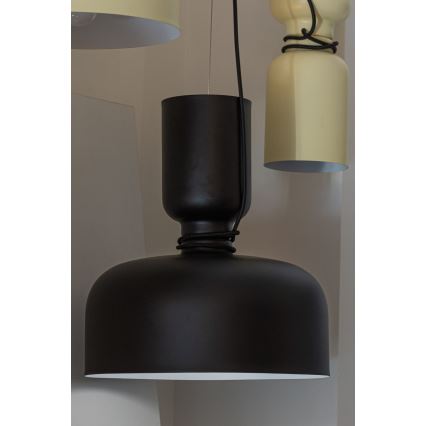 Candelabro suspenso ABEL 2xE27/11W/230V diâmetro 28 cm preto