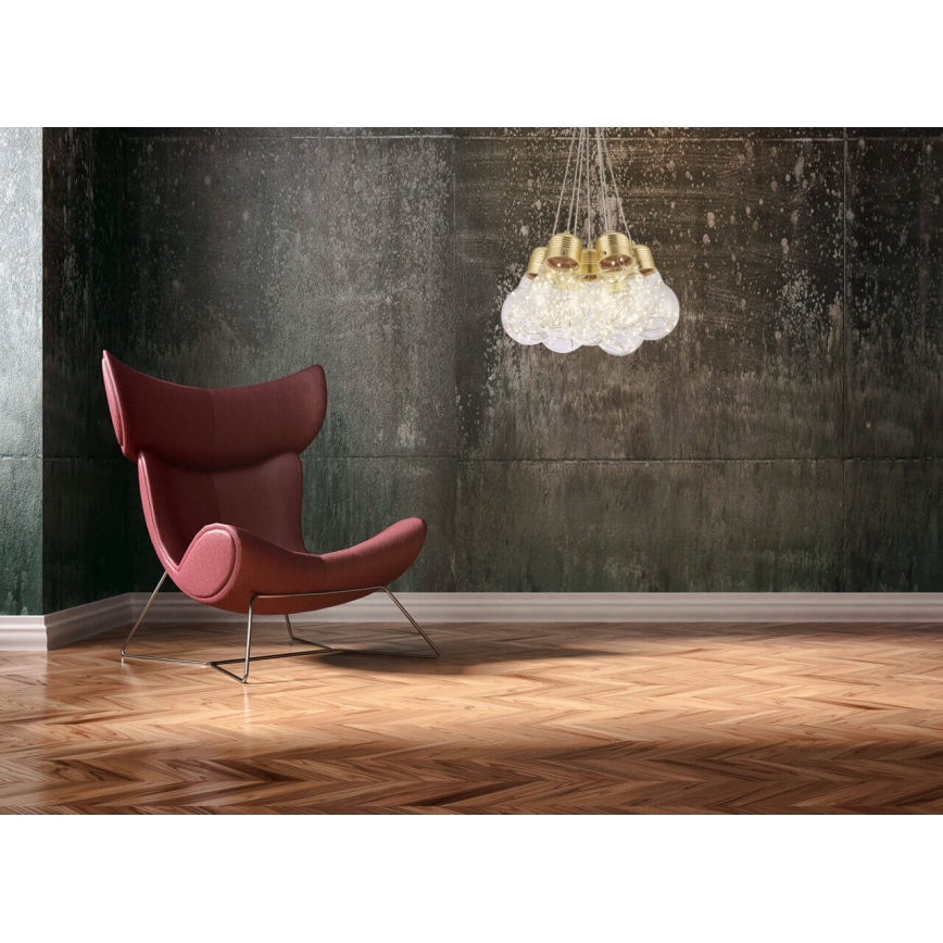 Candelabro suspenso LED BULBS LED/30W/230V bronze