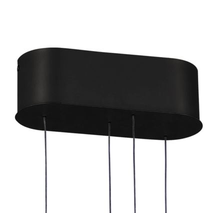 Candelabro suspenso LED com regulação LIV LED/50W/230V preto + controlo remoto